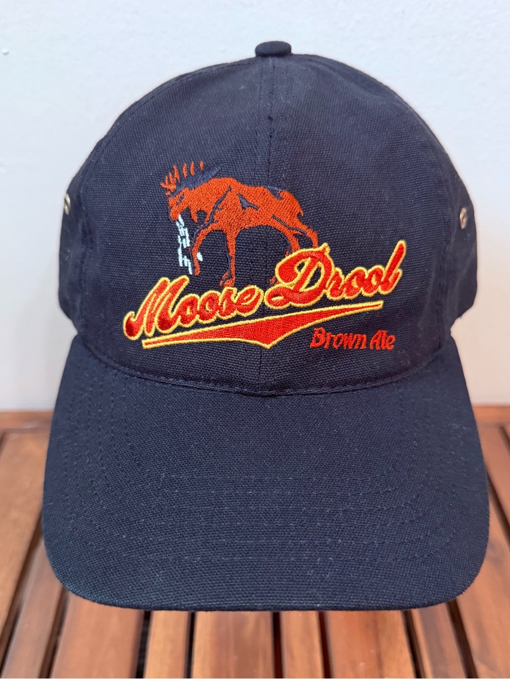 “Moose Drool” Brown Ale Baseball Cap-Embroidery Big Sky Missoula MT NEW